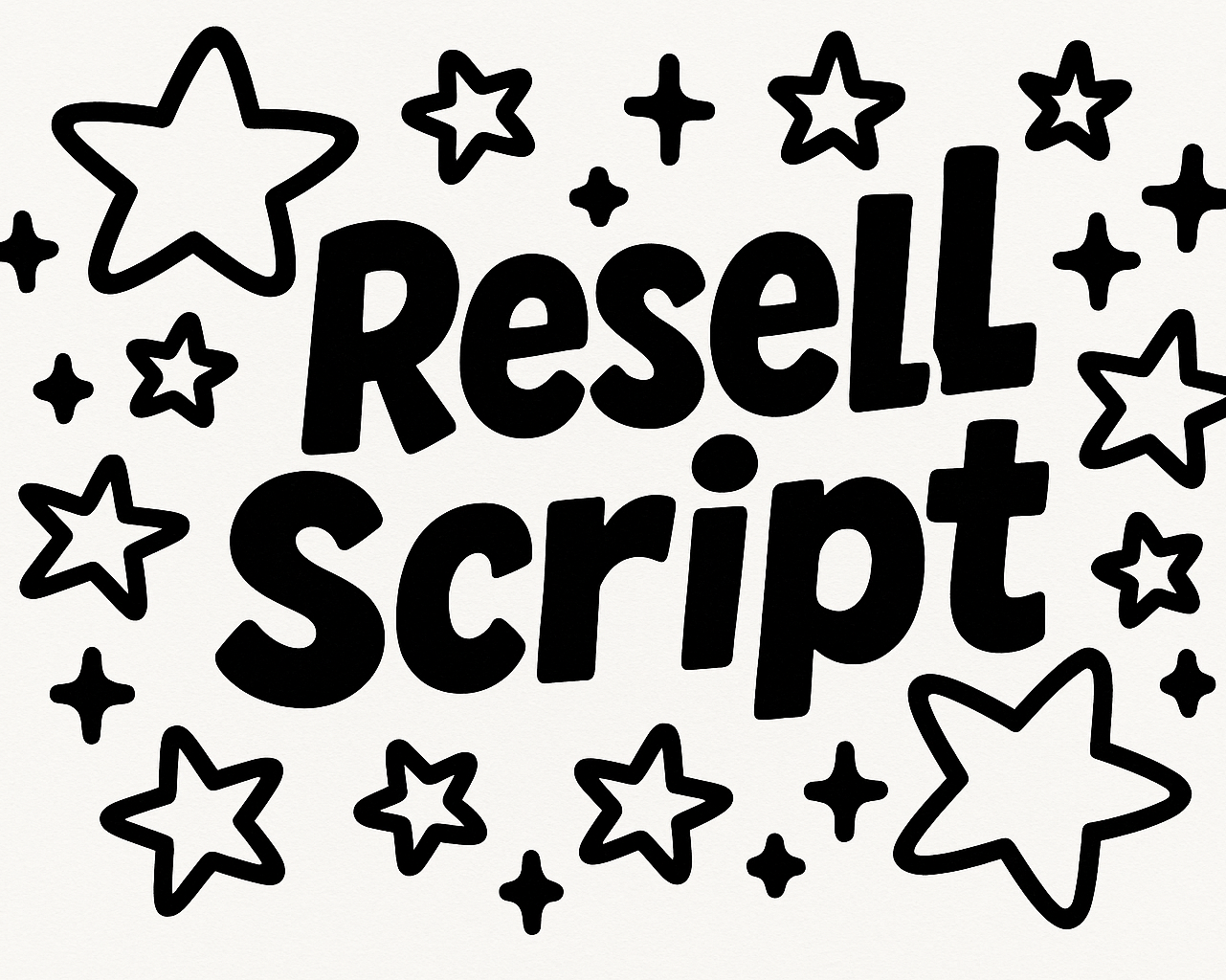 more cartoony stars and a bold font